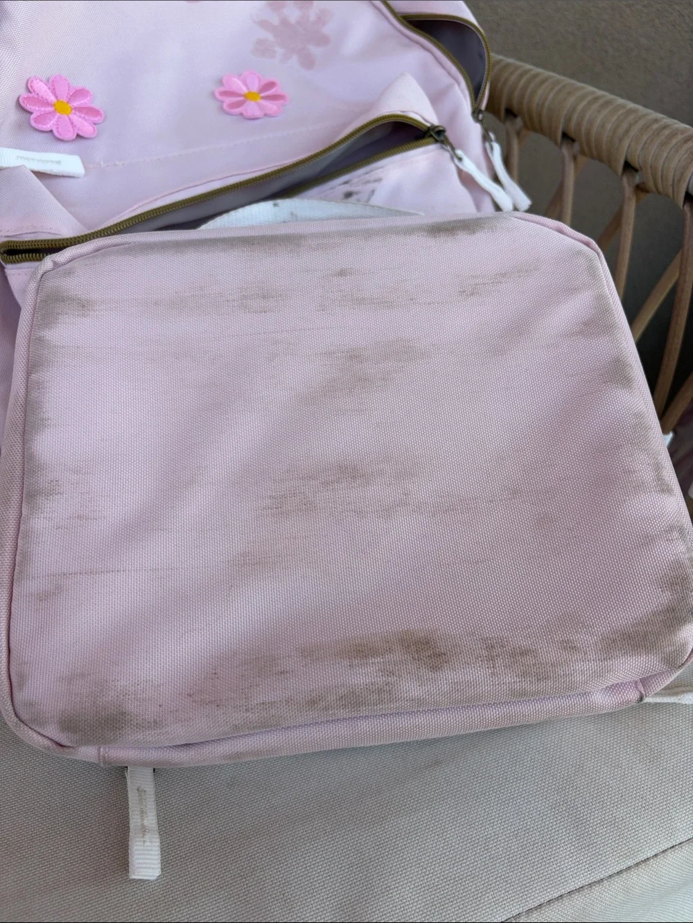 Pottery Barn Pink Kids Backpack and Lunch Bag Set -
